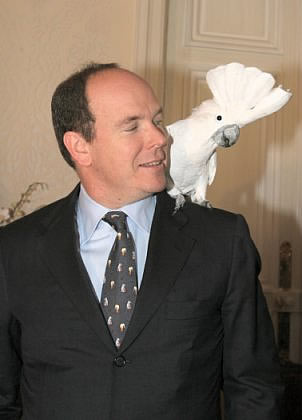 SAS Prince Albert II, Mark Steiger's parrots